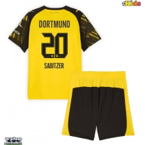 Borussia Dortmund Marcel Sabitzer #20 Replica Home Minikit 2025-26 Short Sleeve (+ pants)